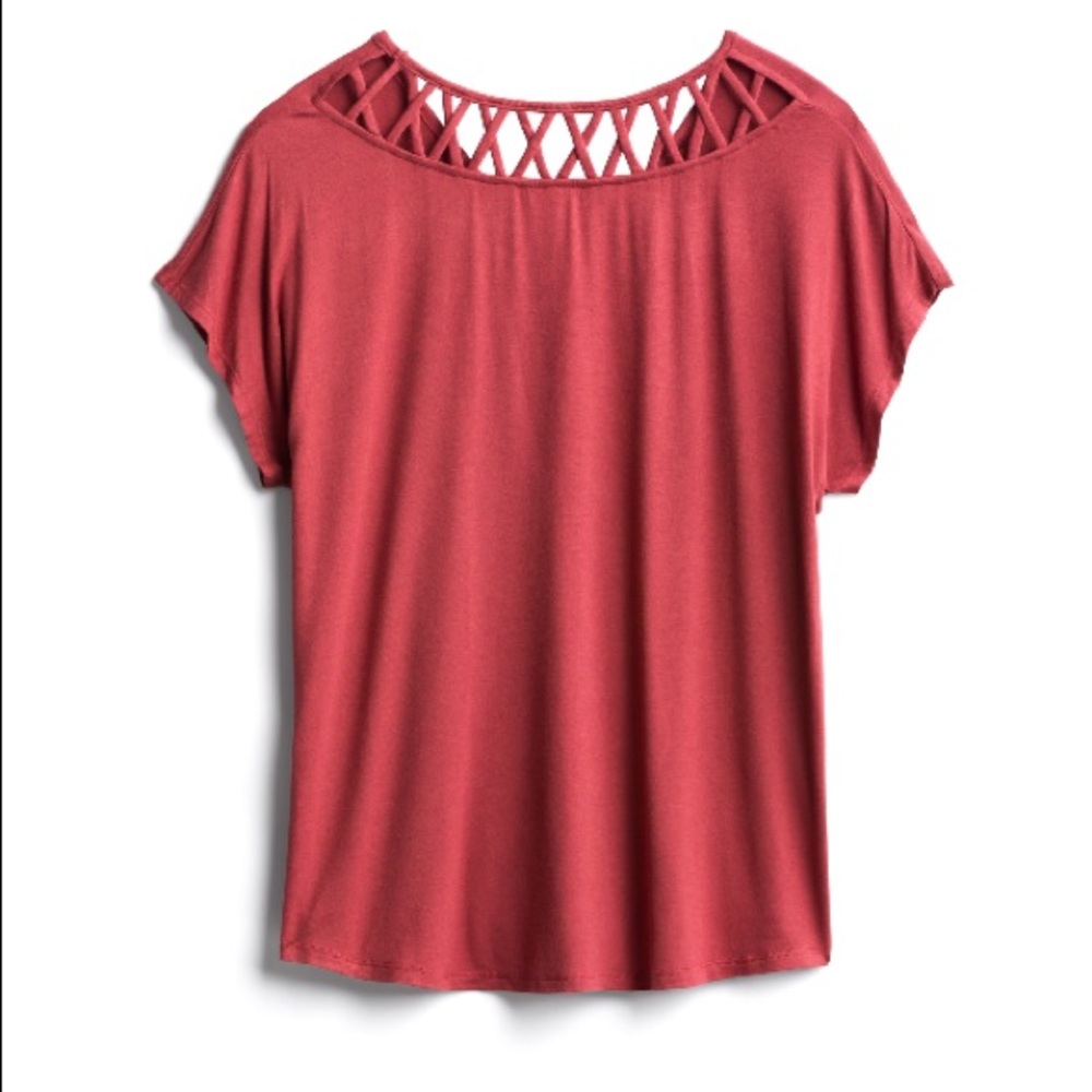 like new Papermoon lattice detail top